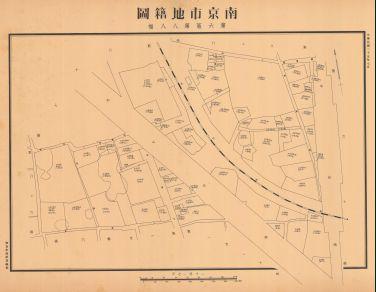 南京市地籍圖《第六區第八八幅》
