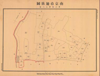 南京市地籍圖《第六區第九八幅》