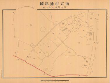 南京市地籍圖《第六區第一零二幅》