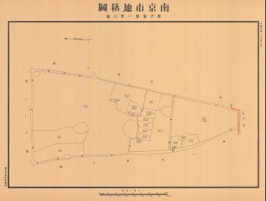 南京市地籍圖《第六區第一零八幅》