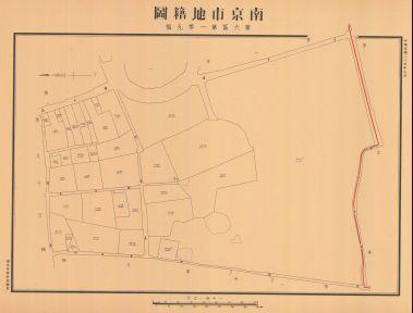 南京市地籍圖《第六區第一零九幅》