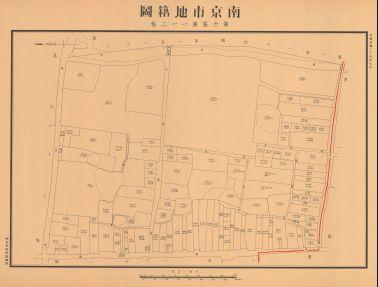 南京市地籍圖《第六區第一一二幅》