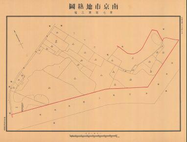 南京市地籍圖《第七區第三幅》