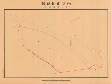 南京市地籍圖《第七區第四幅》