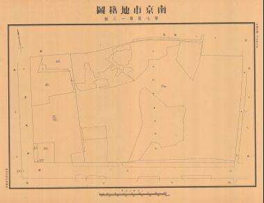 南京市地籍圖《第七區第一三幅》