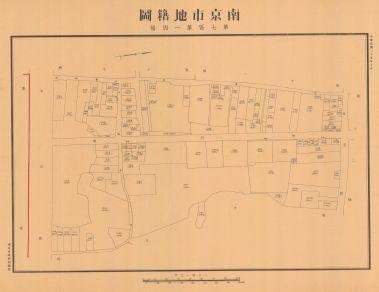 南京市地籍圖《第七區第一四幅》