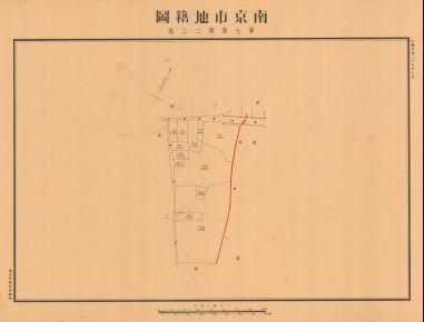 南京市地籍圖《第七區第二三幅》