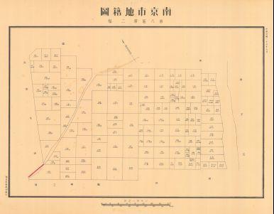 南京市地籍圖《第八區第二幅》
