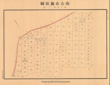 南京市地籍圖《第八區第三幅》