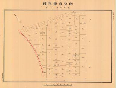 南京市地籍圖《第八區第七幅》