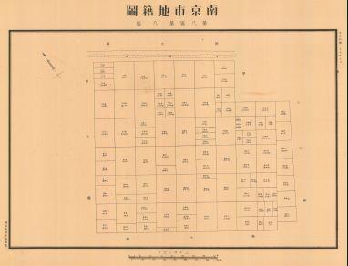 南京市地籍圖《第八區第八幅》