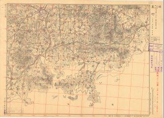 山東省沿海地形圖（日版）《夏村》