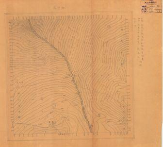 中緬已定國界各界樁附近地形圖《地界溝》