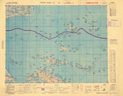 二十五萬分一中國東南區圖《定海》