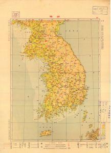 中國行政區域總圖《朝鮮》