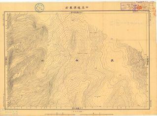 鴨綠江北岸圖《十五道溝東岔》