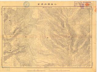 鴨綠江北岸圖《八道溝外南岔》