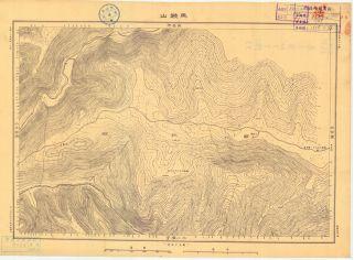 鴨綠江北岸圖《馬鞍山》