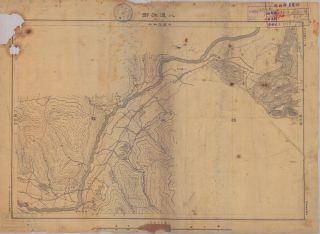 鴨綠江北岸圖《八道江街》