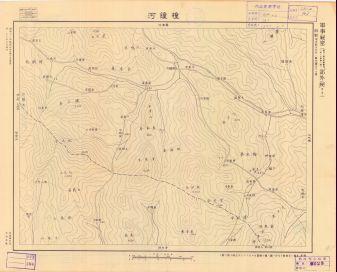 假製南支那五萬分一圖《撞鐘河》