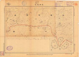 二十萬分一內外蒙古交界圖《恩清敖包》