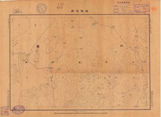 二十萬分一內外蒙古交界圖《白銀花廟》