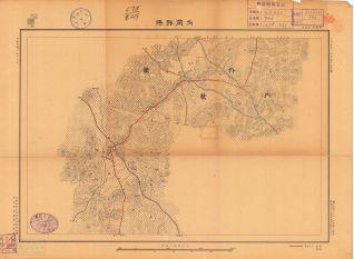 二十萬分一內外蒙古交界圖《烏蘭鄂博》