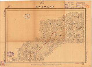 二十萬分一內外蒙古交界圖《結立克倫克臥落》