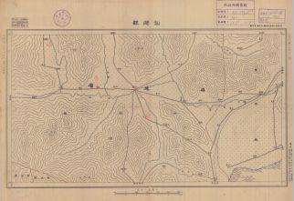 福建省地形圖《仙遊縣》