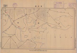 福建省地形圖《晉江縣》