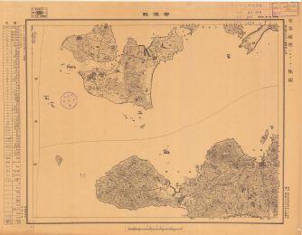 廣東省地形圖《南澳縣》