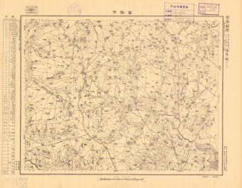 廣東省地形圖《客路市》