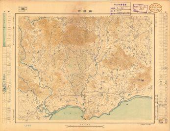 廣東省地形圖《藤橋市》