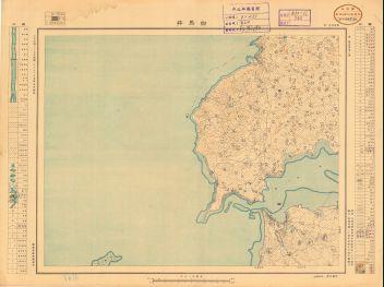 廣東省地形圖《白馬井》