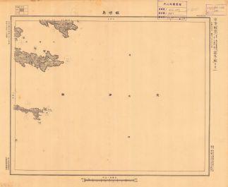 浙江省地形圖《蝦峙島》