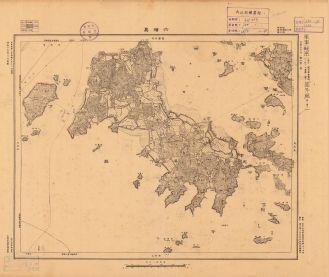 浙江省地形圖《六橫島》