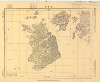 浙江省地形圖《瀝港鎮》
