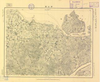 浙江省地形圖《穿山鎮》