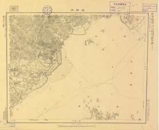 浙江省地形圖《咸祥街》