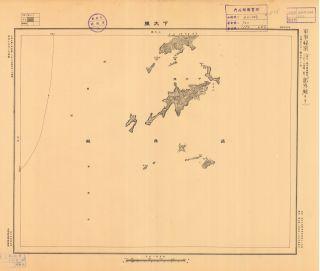 浙江省地形圖《下大陳》