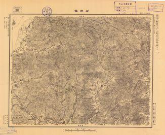 浙江省地形圖《茶院鎮》