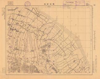 浙江省地形圖《觀海衛城》
