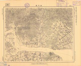 浙江省地形圖《海門鎮》