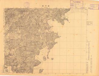 浙江省地形圖《楚門鎮》