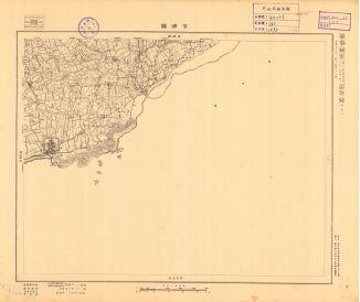 浙江省地形圖《乍浦鎮》