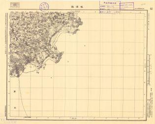 浙江省地形圖《澉浦鎮》