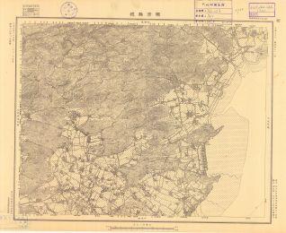 浙江省地形圖《樂清縣城》
