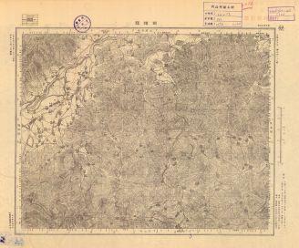 浙江省地形圖《田頭鎮》