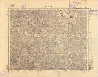 浙江省地形圖《楓林鎮》