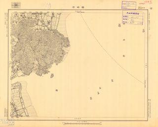 浙江省地形圖《榆垟市》